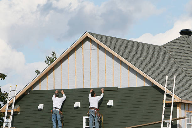 Professional Siding technician working in Ellenboro, NC